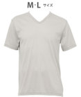 WACOAL MEN インナー　綿100％　洗濯してもやわらかさ続く　毛玉になりにくい　3分袖　Vネック　/ワコールメン　WL5123