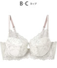 AMPHI ブラジャー ふっくらまる胸キープ 脇高設計 背中をスムージング Gカップまで対応 大きいサイズ 【Hold Day Bra ホールドデイブラ】 ブラ BYJ382 アンフィ／ワコール