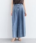 YECCA VECCA バイオ加工ヴィンテージデニムワイドパンツ