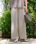 自由区 【洗える・XSサイズあり】ライト2WAYストレッチワイド パンツ