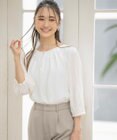 ANY SIS S 【洗える】プリーツスリーブ ブラウス