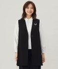J.PRESS LADIES L 【セットアップ対応・洗える】セラテリーダブルクロス ジレ