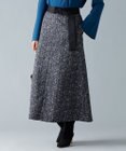 自由区 S プリントジャガードストレッチ スカート
