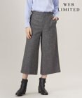 J.PRESS LADIES S 【WEB限定カラーあり】ツイードツイル キュロット パンツ