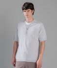 JOSEPH HOMME リネンナイロンプレーン　半袖ヘンリーネックニット