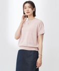 J.PRESS LADIES S 【洗える】メッシュ パターン ニット