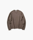 ATON LINEN WOOL BRUSHED | Vネックセーター - UNISEX