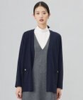 J.PRESS LADIES S 【洗える】KNIT BASIC ロングカーディガン