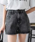 WEGO 台形デニムショートパンツ