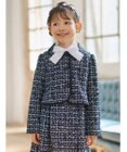 組曲 KIDS 【110-140㎝】ツイードライクジャージー ジャケット