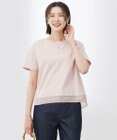 J.PRESS LADIES S 【WEB限定カラーあり・洗える】コットンスムース シアーデザイン カットソー
