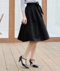 Tiaclasse リボン付きフレアスカート