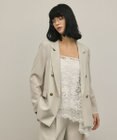 GRACE CONTINENTAL バックタックテーラードジャケット