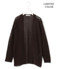 ICB L 【WEB限定カラーあり・洗える】コットンアセテートカーディガン