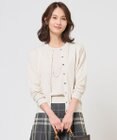J.PRESS LADIES S BASIC HT COTTON クルーネック カーディガン