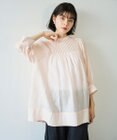 #Newans 【金子綾さんインスタライブご紹介アイテム】（前後着用可能）ピンタックシアーブラウス
