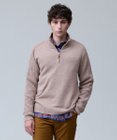 J.PRESS MEN ウール×カシミヤの上質素材【Cash Lamb's Wool】ハーフジップ ニット_25年モデル