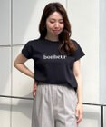 UNFILO BEAUTY FORM ロゴ刺繍フレンチスリーブTシャツ