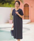 J.PRESS LADIES L 【WEB限定カラーあり・洗える・接触冷感】コットンスムース ワンピース
