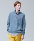 J.PRESS MEN ウール×カシミヤの上質素材【Cash Lamb's Wool】ハーフジップ ニット_25年モデル