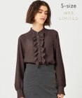 BEIGE， 【WEB限定・S-size】STOW / フリルブラウス