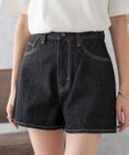 WEGO 台形デニムショートパンツ