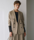 ICB L ウール2WAYストレッチ ダブルブレストジャケット