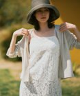 J.PRESS LADIES 【冷房対策に】ラッセルレース パーカー