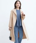 組曲 L 【WEB限定】コットンライクツイル スタンドネックコート