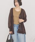 AMERICAN HOLIC メタルボタンシアーVネックカーディガン