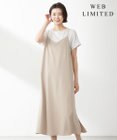 J.PRESS LADIES S 【WEB限定】サイロドライギャバ2wayストレッチ キャミワンピース