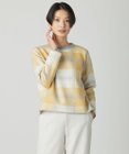J.PRESS LADIES Wooly Stretch Plaid ニット