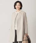 J.PRESS LADIES 【WEB限定カラーあり】ブレンドビーバー ノーカラー コート