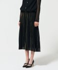 GRACE CONTINENTAL フォイルラインプリーツスカート