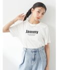 earth music&ecology ロゴソリッドミニマルＴシャツ