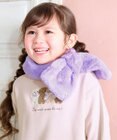 ANY KIDS パール×リボンファーマフラー