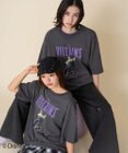 WEGO 【ユニセックス着用ITEM/SMLサイズ展開】VILLAINSグラフィックT（S）