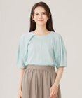 自由区 L 【洗える】ボリュームスリーブピケ カットソー