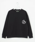 PW CIRCULUS 【MEN】【洗える】ロゴ クルーネック スウェット