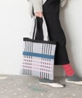 TRICOTE CHECK KNIT TOTE BAG / チェックニットトート