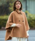 23区 S 【見上愛さん着用/Oggi12月号掲載】ウールライトリバー ポンチョシルエット コート
