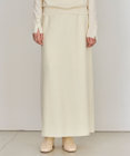 BEIGE， MONTAIGNE / ウールロングスカート