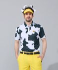 FILA GOLF／marie claire 【Loudmouth】総柄ポロシャツ