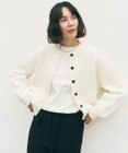 UNFILO L 【前後着用可能】ポップコーンニット 2WAYカーディガン