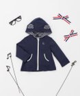 組曲 KIDS 【80-90cm】セーラーボーダー パーカー