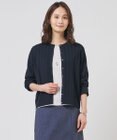 J.PRESS LADIES S 【アンサンブル着用可】Rayon Elite Stretch クルーネック カーディガン