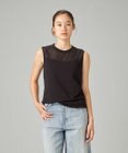 Chacott Chacott BALANCE HandsomeCotton チュールノースリーブTシャツ