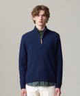 J.PRESS MEN 【Cash Lamb’s Wool】ハーフジップニット