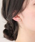 Phoebe 〈痛くないシリーズ/金属アレルギー対応〉ハートパヴェビジューライトフィットイヤリング