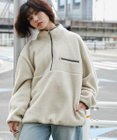 WEGO 【ユニセックス着用】フリース　ハーフZIPプルオーバー